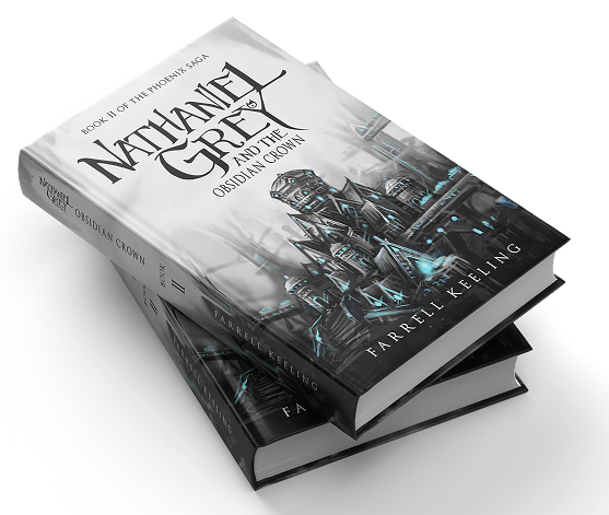 Nathaniel Grey and the Obsidian Crown book mockup